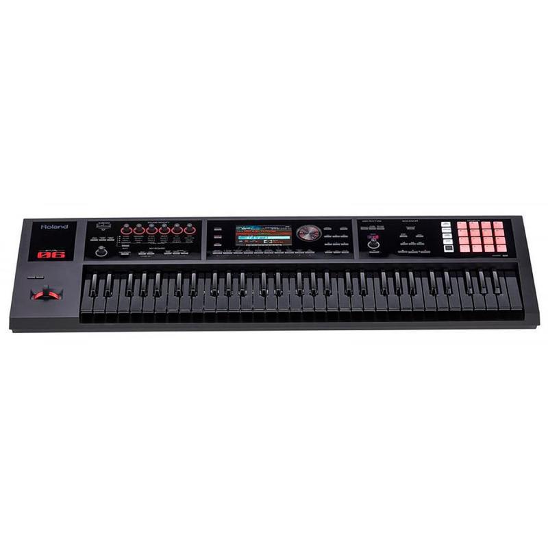 Teclado Workstation Roland FA06B 61 Teclas Pretas - Teclado